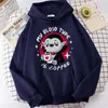 Heren Hoodies Vampire Mijn bloedgroep is koffie mannelijk Harajuku Fleece Sweatshirt Personality Fashiontops Vintage Spiritual Hoodie Men