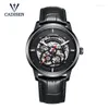 Wristwatches CADISEN Men's Business Luxury Sapphire MIYOTA 8N24 Mechanical Automatic Watch Leather Wristwatch Relogio Masculino 8161