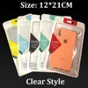 Poly Bags Clear Soft Plastic Ziplock Opp Packing Zipper Package Accessories Pvc Retail Boxes Handles For 4.7 5.5 inch iPhone Samsung Huawei XiaoMi OnePlus Cable