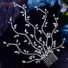 YouLaPan HP481 Brautkamm Frau Haarspangen Hochzeit Haarschmuck Prinzessin Kopfschmuck Bräute Kopfbedeckung Haarschmuck für Party L230704