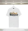 Moda t Shirts Men Women Designers T-shirts Tees Apparel Tops Man S Casual Chest Letter Cirl