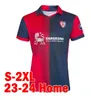 23 24 Cagliari 축구 저지 Saint Efisio Special Edition 2023 2024 fcfootball 셔츠 태국 품질 커스터마이즈