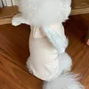 Собачья одежда зимняя домашняя петушка уши милая одежда теплый флисовый щенок