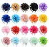 Diademas de flores multicapa de Color sólido, diademas para niñas, hechos a mano nuevos, aro para la cabeza, accesorios para el cabello para niños, accesorios de fotografía