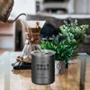 Koppar Saucers Thermal Coffee Mug Double Wall Rostfritt stål Bottle Travel Tumbler For Drinks Juice Beverage Office Outdoor and Infoor