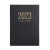 Anteckningar Anteckningar Daily Notebook Multi-Purpose Thicked Smooth Writing Faux Leather Cover Agenda 2023 A5 Planner Book for Student X0715