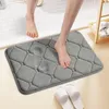 Mattor Memory Foam Bath Mat Badrum Icke-halktvättbassäng Badkar Sidan för Banthroom golvmatta duschrum Dörrat