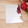 Andra evenemangsfest levererar anpassade akrylspegel vit tom gästbok bröllop signatur gästbok personaliserad dop evenemang festdekor gynnar gåvor 230715