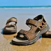 Sandales Vanmie hommes cuir été pour gladiateur plage homme chaussures grande taille 3847 2306715