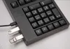 Klawiatury lewe ręcznie przewodowa klawiatura biurowa komputerowa z 2 koncentratorem USB Pełnowymiarowa klawiatura ergonomiczna klawiatura do gry biurowej Mute klawiatura 230715