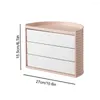 Storage Boxes Makeup Desk Organizer Exquisite Workmanship 360-Degree Rotating Box Bathroom Countertop Desktop Beauty