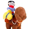 Hond Kleding Halloween Huisdier Kostuums Kleding Jurk Cartoon Cowboy Paardrijden Pak Cosplay Benodigdheden