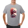 Men's Polos Pikamee Cute And Adorable Cartoon Fluffy Axolotl Fantasy Dreamlike Surrealism Super Cute. T-Shirt