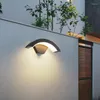 Luminária de parede LED externa à prova d'água IP65 entrada criativa jardim externo indução corpo humano