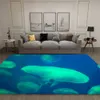 Carpets Marine Life Jellyfish Series Ковер ковер спальня пушистая ковер гостиная Home Home Hotel Lounge Math Want Want Slip Mat R230717