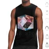 Canotte da uomo Tesseract Gilet senza maniche Space Cosmos Galaxy Universe