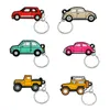 سلسلة مفاتيح السيارة اللطيفة PVC Keychain Cartoon Key Key Keyring Accessories chain chain chain chain