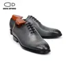 Fashion Dress Brogue Office Business Oxford Tio Saviano Designer Handmade Sapatos de couro genuínos homens originais 409