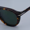 Solglasögon DB7032 Flip Men Fashion Acetate Luxury Original Solar Glasses Women Handgjorda vintage Retro -glasögon med förpackningar