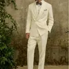 Men's Suits Mix And Match Fabrics Double Breasted Suit Men Set Wedding Luxury 2023 Satin Lapel Mens For Man Fashion Slim