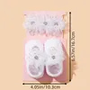 Прекрасный лук детский носки для повязки на голову настройка розовая любовь цветочная волоса для волос для детских девушек носки принцесса