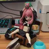Anime Mangá 16cm Anime Spy X Family Anya Forger Kawaii Action Figure Cartoon Cute PVC Statue Estatueta Modelo Colecionável Toy Doll Garage Kits L230717