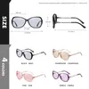 Okulary przeciwsłoneczne lioumo eleganckie dochromic damskie spolaryzowane kameleon obiektyw luksusowe okulary przeciwsłoneczne panie Uv400 Lentes de sol Mujer 230717