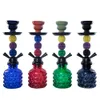 Trompete Shisha Set Bar Glas Multiplayer Glas Shisha Becher Rauchen Shisha Zigarettenfilter inländisch Arabische Bohrinseln Designer