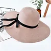 Summer Big Brim, Bow Knot, Sun Female Straw Outdoor Hat, Travel, UV Protection, Sun Protection