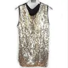 Мужские майки Tops 2023 Summer Mens Slim Fit Top Fashion Bling Sequint