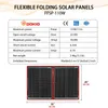 Batteries Dokio 18V 80W 100W Solar Panel Kit Foldble Portable Cell For BoatsOutdoor Camping Charge 12V 230715