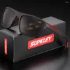 Gafas de sol SUPKLEY Ultra Light TR90 Hombres HD Gafas de sol polarizadas UVA B Protección Gafas Accesorio con paquete original