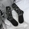 Men's Socks All Seasons Retro Women Men Mazinger Z Da Vinci Robot Tranzor Cartoon Accessories Soft Birthday Present