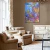 Haute qualité Claude Monet peinture à l'huile Reproduction nénuphars bleu à la main toile Art paysage décor à la maison pour chambre