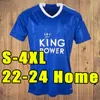 23 24 Leicester Soccer Jerseys Vardy Maddison Iheanacho 2023 24 Camiseta Barnes Tielemans Ayoze Daka Lookman Football Shirt Fans Player Version Vuxen Child 3xl 4xl