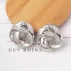 Stud New Big Metal Dangle Boucles d'oreilles pour les femmes Or Couleur Spirale Exagéré Boucles d'oreilles Goutte Lourde Bijoux oorbellen voor vrouwen J230717