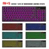 Keyboard Myse Commat L99 Wireless 2,4G Key do ładowania i zestaw myszy Kolorowe podświetlane grę RGB Klawiatura 230715