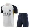 Conjuntos de chándales Conjunto de chándal del Real Madrid 23 24 25 Pantalones cortos de manga corta para hombres y niños kit de fútbol chandal futbol survetement madrides traje de entrenamiento camiseta de fútbol