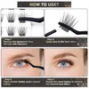 Faux cils ETVITE Cluster Lashes DIY Extension de cils 24pcs C Curl Mix Longueurs Volume Naturel Individuel Réutilisable