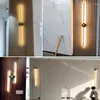 Applique murale moderne salle de bain miroir Led applique nordique salon chevet luxe décor à la maison luminaire luminaire véritable bois de cuivre