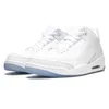 With Box 3 Basketball Shoes men women White Cement 3s White Cement Reimagined Blue Pine Green UNC Cardinal Red Rust Pink Georgetown mens trainer