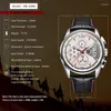 Montres-bracelets Montre à quartz pour homme Chronométrage multifonctionnel Plongée lumineuse 30 mètres Loisirs Relogio Masculino