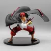 Anime Manga 20cm One Piece Shanks Anime Figuur Yonko 4 Emperors Red Hair Action Figure Pvc Beeldje Standbeeld Model Decor Speelgoed Kerstcadeau L230714