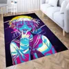 Tapis rose fille tapis de chambre tapis pour salon Anime dessin animé tapis Gamer chambre ado chevet salon tapis kawaii moelleux couloir tapis de sol R230717