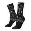 Men's Socks All Seasons Retro Women Men Mazinger Z Da Vinci Robot Tranzor Cartoon Accessories Soft Birthday Present