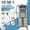 10 в 1 DR DR Water Water Oxygen Jet Jet Aqua Peel Machine RF Ультразвуковая кожа очистка гидра лечение прыщей