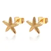 Stud Simple Starfish Orecchini per le donne Vintage Ocean Sea Star Stud Corea Gioielli di moda Regali di compleanno J230717