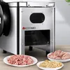 Linboss köttklippmaskin Multifunktionell kommersiell tärning kött Slicer Cutter -bearbetningsmaskiner för skärning av fisk Por850W