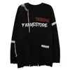 Heren Truien Mode Hi Street Oversized Hip Hop Schedel Patroon Streetwear Harajuku Gebreide Truien Loose Fit Tops