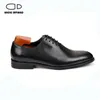 Saviano tio Oxford Brogue Dress Fashion Business Officer Designer Handmade Sapatos de couro genuínos homens originais B